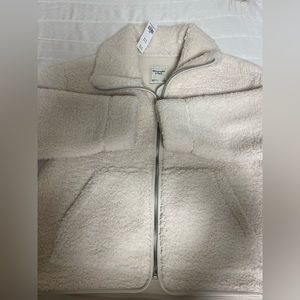 Abercrombie Sherpa Aviator Jacket (NWT)